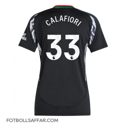 Arsenal Riccardo Calafiori #33 Bortatröja Dam 2024-25 Kortärmad